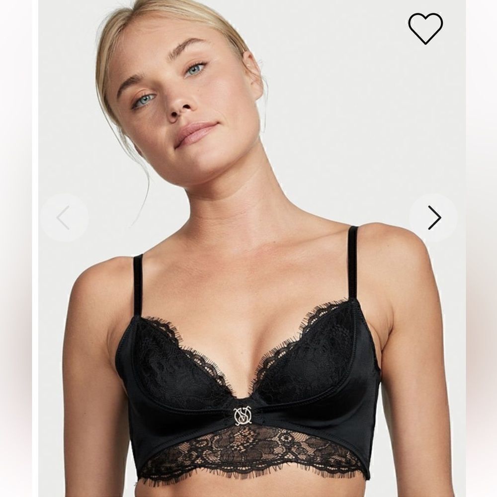 NWOT- Victoria’s Secret- VERY SEXY So Obsessed Unlined Corset Lace Top Bra, Med